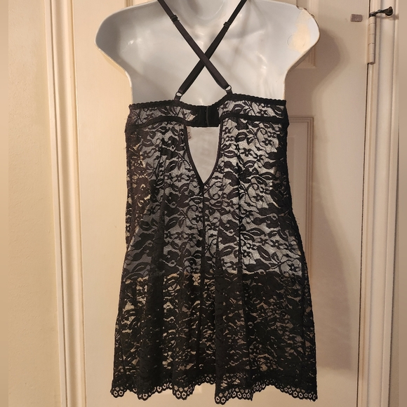 Black Lace Chemise Gilligan & O'Malley - Picture 9 of 14